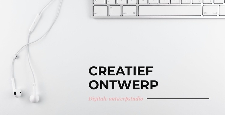 We maken ontwerpen vanaf het begin Html Website Builder