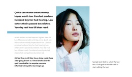 Page Builder For Photos And Texts On The Sides