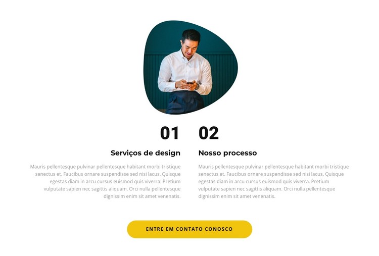 Dois vetores Template CSS