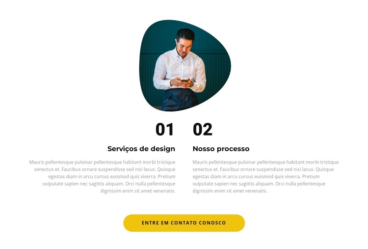 Dois vetores Tema WordPress