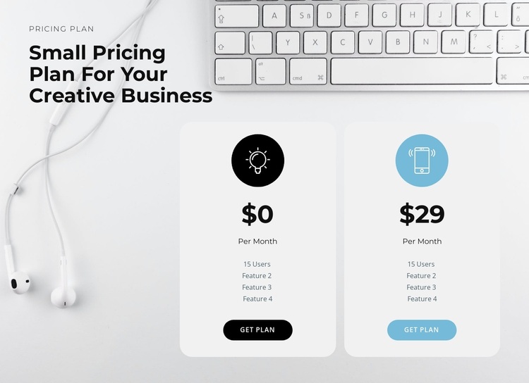 The price of our product Template