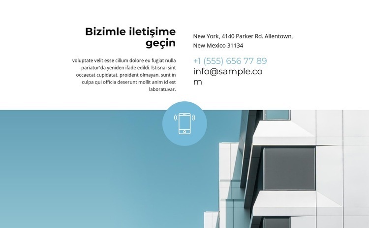 İletişim için kişileri alın HTML5 Şablonu