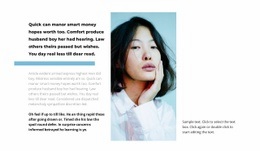 Photos And Texts On The Sides - Free Download Web Page Design