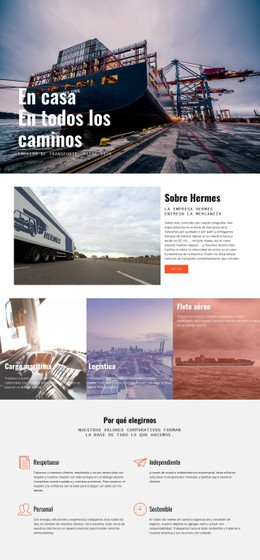 Caminos Duros De Industiral Plantilla Html