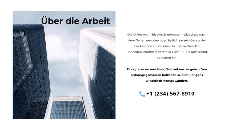 Unser Bürogebäude HTML-Vorlage