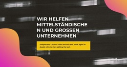 Neon-Stil – Webseiten-Vorlage