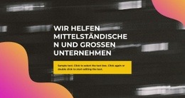 Atemberaubende Landingpage Für Neon-Stil