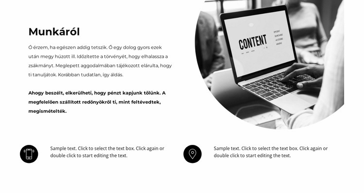 Projekt a semmiből WordPress Téma