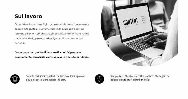 Progetto da zero Mockup del sito web