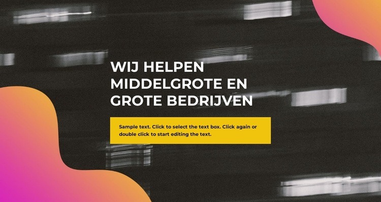 neon-stijl Website ontwerp