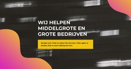 Neon-Stijl - Webpaginasjabloon