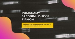 Neonowy Styl Szablon O Pełnej Szerokości