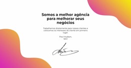 Citação E Assinatura - Modelo Joomla Personalizado