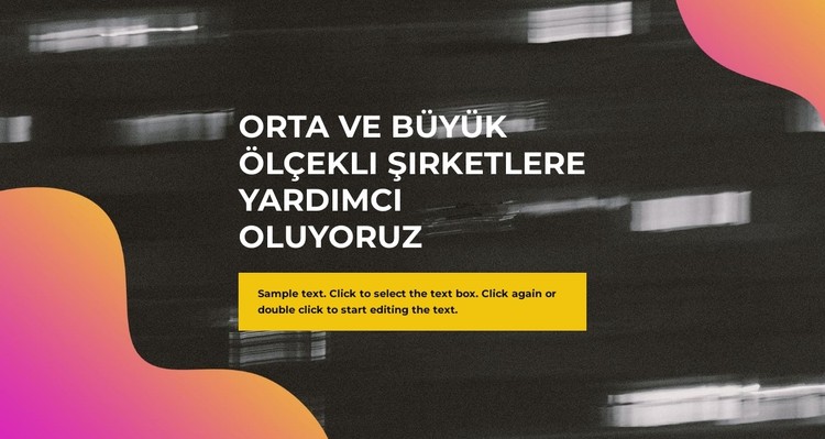 neon tarzı CSS Şablonu