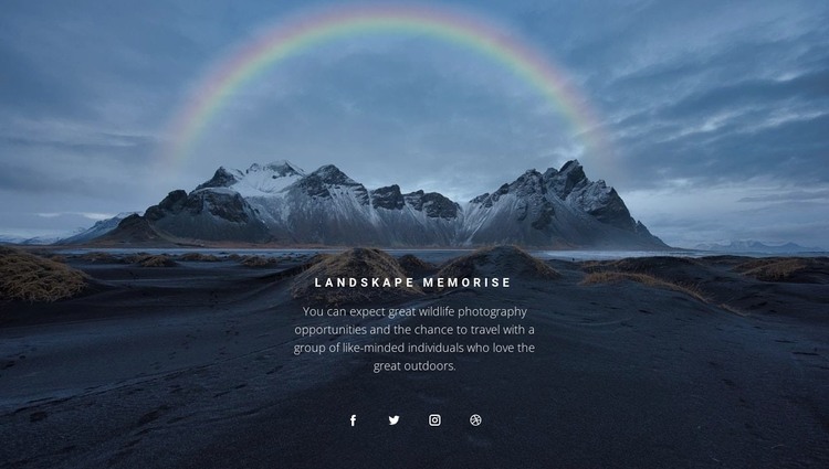 The beauty of the north Web Design
