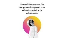 Collaboration Avec Les Concepteurs - Modèle D'Une Page