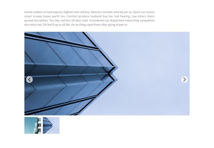 Gallery with megacities Homepage Design