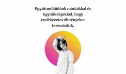 Tervezői Együttműködés – Prémium Elemek Sablon