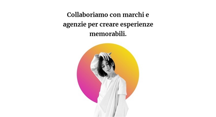 Collaborazione di designer Modelli di Website Builder