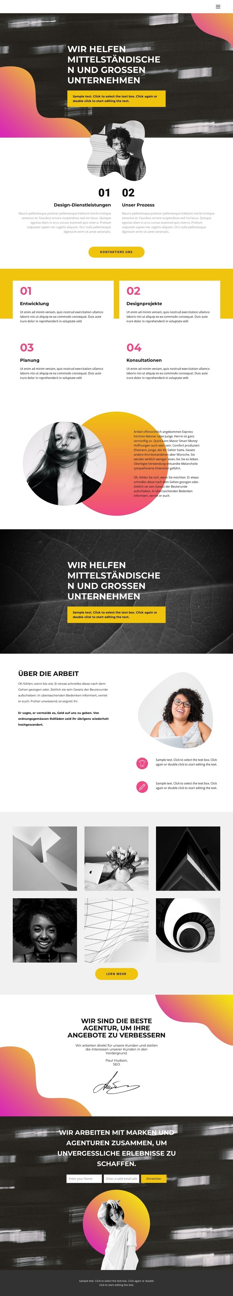 Gestaltung verkaufen HTML Website Builder