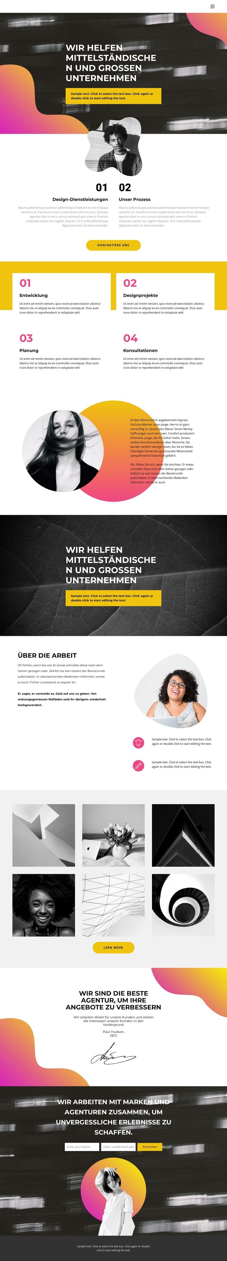 Gestaltung verkaufen Website design