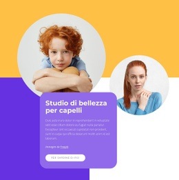 Studio Di Bellezza Per Capelli - Modello HTML