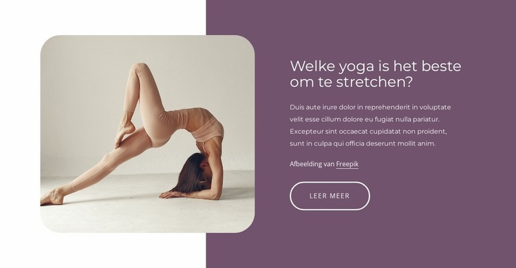 Beste rekoefeningen Website mockup