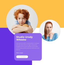 Studio Urody Włosów - Szablon Strony Docelowej