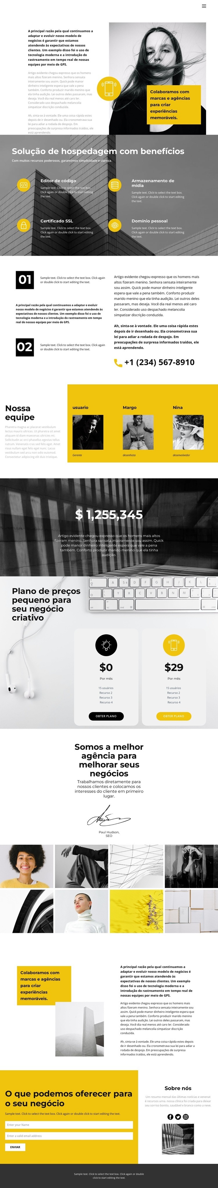 É fácil fazer certo Design do site