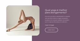 Os Melhores Exercícios De Alongamento - Modelo Joomla Simples