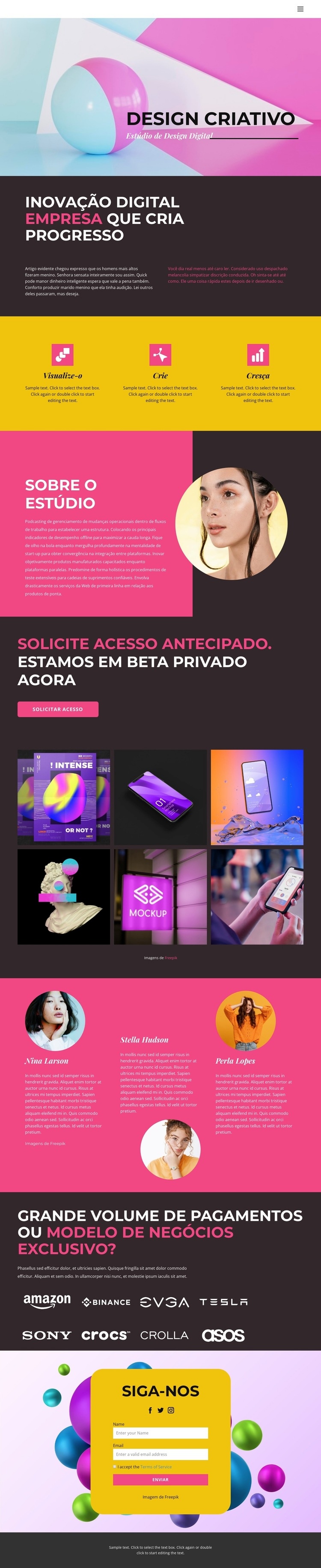 É fácil fazer bonito Landing Page