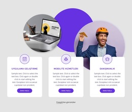 Dijital Stüdyo Hizmetleri - Web Sayfası Şablonu