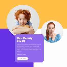 Hair Beauty Studio - Website Builder