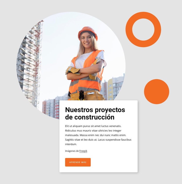 Our building projects Tema de WordPress