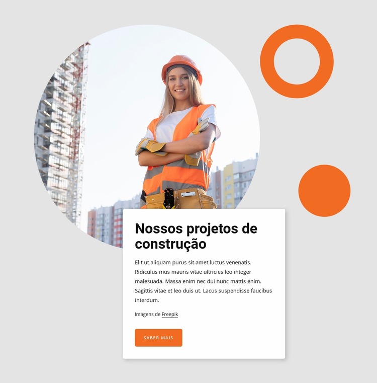 Our building projects Template Joomla