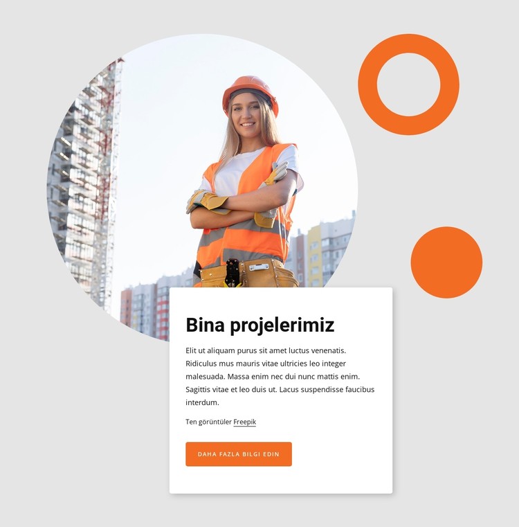 Our building projects CSS Şablonu