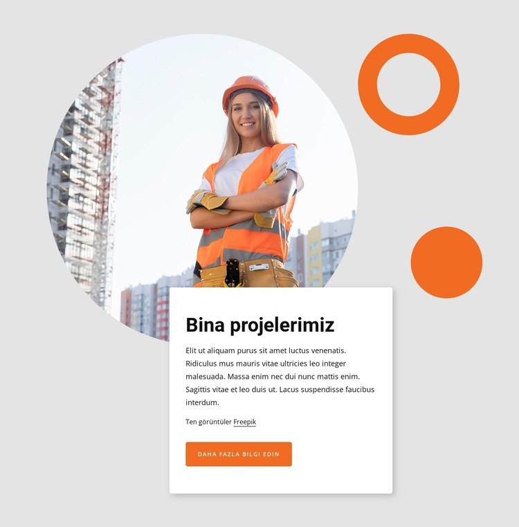 Our building projects Html Web Sitesi Oluşturucu