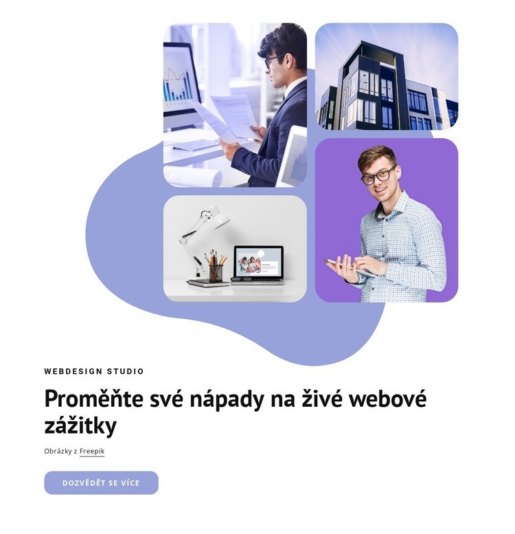 Dobře navržený web Šablona HTML