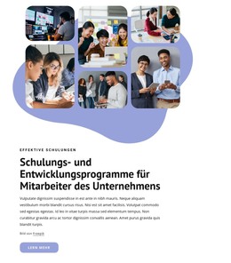 Mitarbeiterschulung Im Unternehmen - Responsive HTML5-Vorlage