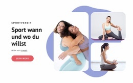 Premium-Landingpage Für Gruppenübungen