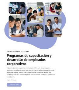 Capacitación De Empleados Corporativos - Online HTML Page Builder