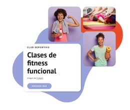 Clases De Fitness Funcional - Maqueta De Diseño Web