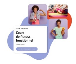 Cours De Fitness Fonctionnel – Modèle HTML5 Prêt À L'Emploi