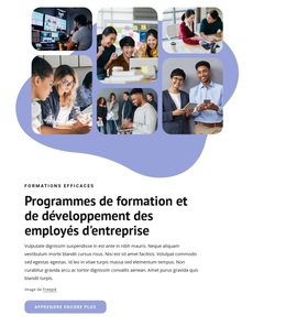 Formation Des Employés De L'Entreprise - Thème WordPress Réactif