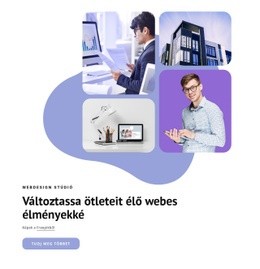 Jól Megtervezett Web - Reszponzív HTML-Sablon