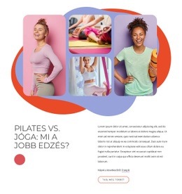 Pilates És Jóga Edzések - Webfejlesztési Sablon