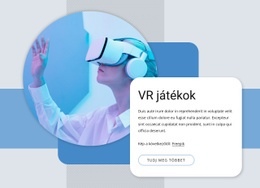 VR Játékok És Mások – Reszponzív HTML5-Sablon