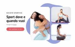 Corsi Di Ginnastica Di Gruppo - Generatore Di Siti Web Multiuso Creativo