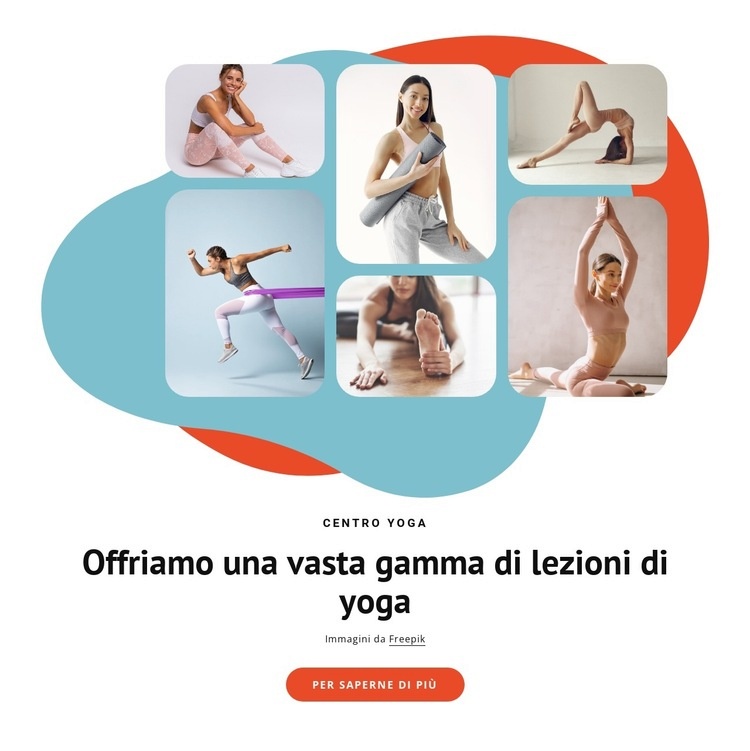 Gli stili yoga più comuni Costruttore di siti web HTML