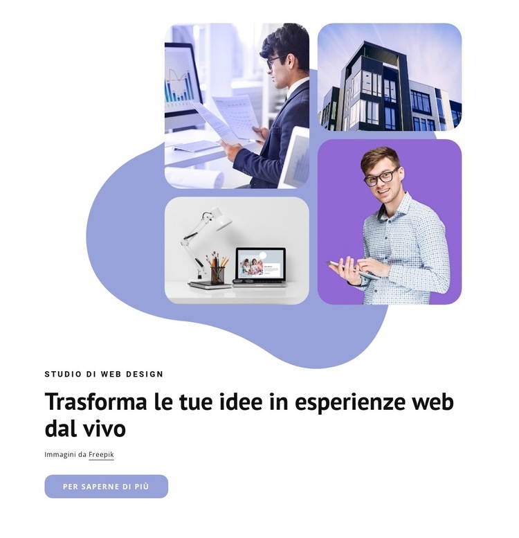 Rete ben progettata Modelli di Website Builder